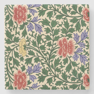 Dessous-de-verre En Pierre Motif de pivoine de chinoiserie vintage Owen Jones