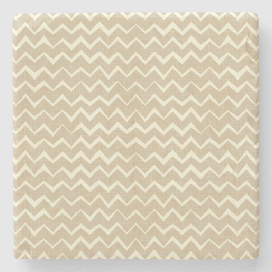 Dessous-de-verre En Pierre Motif de zigzag (Devant)