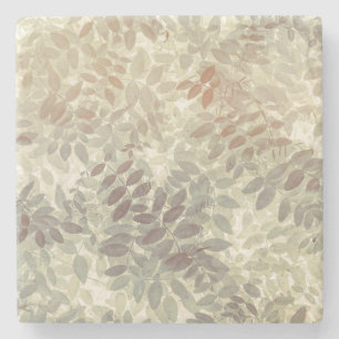 Dessous-de-verre En Pierre Motif des Feuilles de Vetch  Îles San Juan, WA