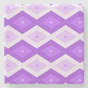 Dessous-de-verre En Pierre Motif diamant violet clair
