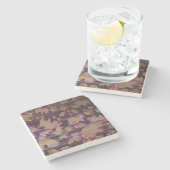 Dessous-de-verre En Pierre Motif d'ours (Côté)