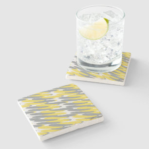 Dessous-de-verre En Pierre Motif géométrique
