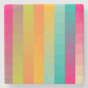 Dessous-de-verre En Pierre Motif géométrique abstrait