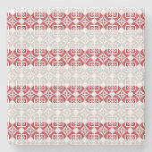 Dessous-de-verre En Pierre Motif géométrique SUN du matin letton II (Devant)