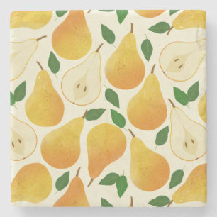 Dessous-de-verre En Pierre Motif Golden Pears