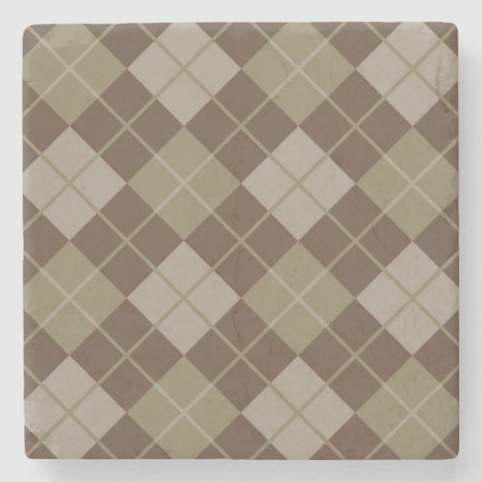 Dessous-de-verre En Pierre Motif Jacquard (Devant)