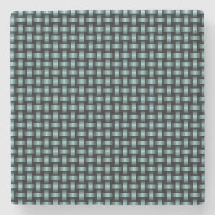 Dessous-de-verre En Pierre Motif noir bleu