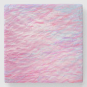 Dessous-de-verre En Pierre motif ondulé Abstrait (Devant)