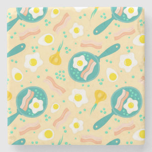 Dessous-de-verre En Pierre Motif petit-déjeuner