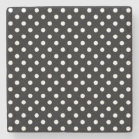 Motif Pois Blanc Noir et blanc