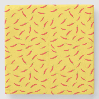 Dessous-de-verre En Pierre Motif Red Chilies