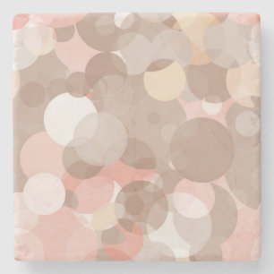 Dessous-de-verre En Pierre Motif simple - cercles