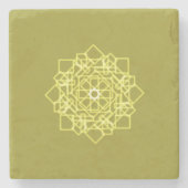 Dessous-de-verre En Pierre motif thaïlandais carré de design graphique modern (Devant)