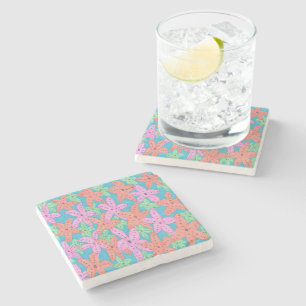 Dessous-de-verre En Pierre Motif Tropical Starfish