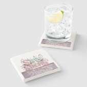 Dessous-de-verre En Pierre motiver rester fort (Côté)