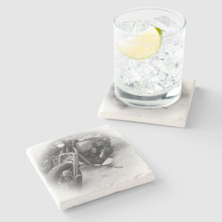 Dessous-de-verre En Pierre Moto Coaster Bière 16