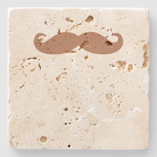 Dessous-de-verre En Pierre moustache simple (Devant)