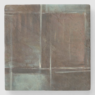 Dessous-de-verre En Pierre Mur de briques rouge et gris