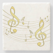 Dessous-de-verre En Pierre Musical (Devant)