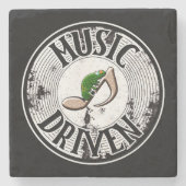 Dessous-de-verre En Pierre Musique (Devant)