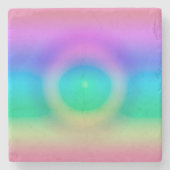 Dessous-de-verre En Pierre Mystic Rainbow Eye Ombre (Devant)