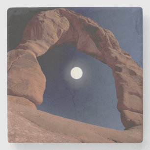 Dessous-de-verre En Pierre NA, États-Unis, Utah, Parc national des Arches. Dé