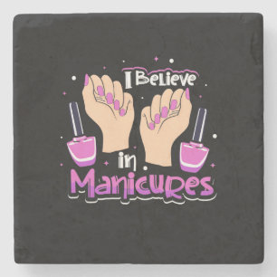 Dessous-de-verre En Pierre Nail Hustler Croit Aux Manucures