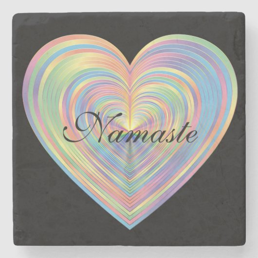 Dessous-de-verre En Pierre Namaste (Devant)