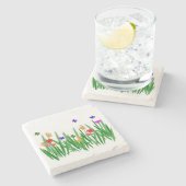 Dessous-de-verre En Pierre Nature (Côté)