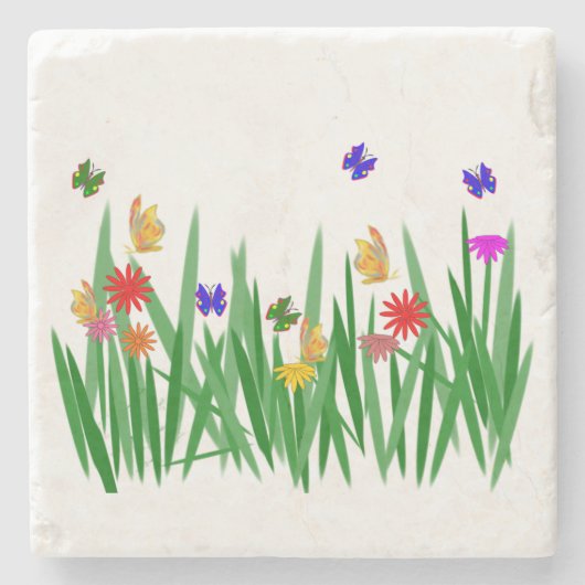 Dessous-de-verre En Pierre Nature (Devant)