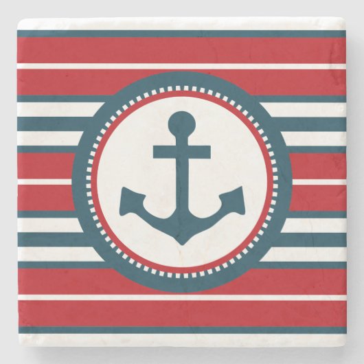 Dessous-de-verre En Pierre Nautical design (Devant)