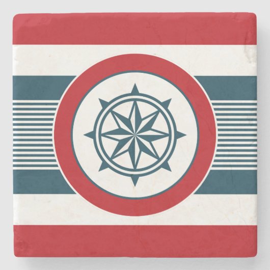 Dessous-de-verre En Pierre Nautical design (Devant)