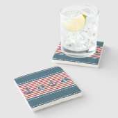 Dessous-de-verre En Pierre Nautical design (Côté)