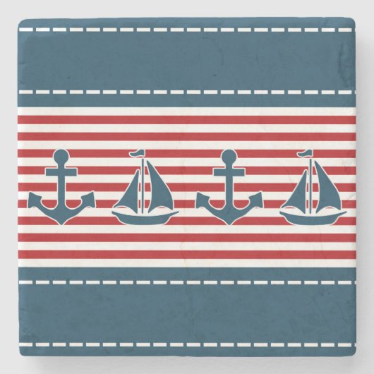 Dessous-de-verre En Pierre Nautical design (Devant)