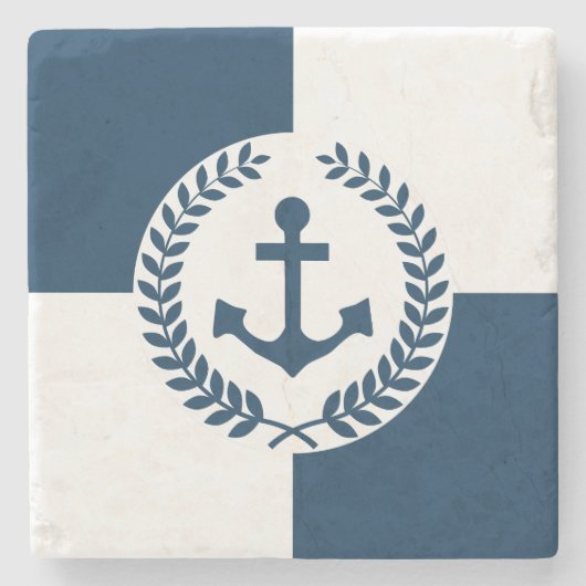 Dessous-de-verre En Pierre Nautical themed design (Devant)
