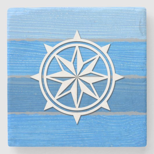 Dessous-de-verre En Pierre Nautical themed design (Devant)