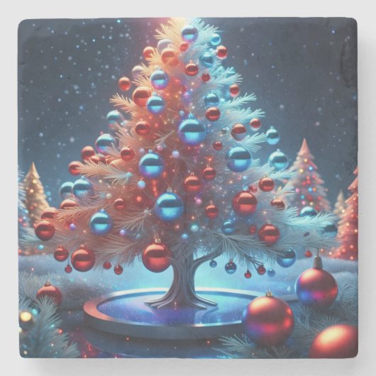 Dessous-de-verre En Pierre Navidad 1 - 002 (Devant)