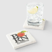 Dessous-de-verre En Pierre NÉ Alpharetta Géorgie (Côté)