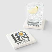 Dessous-de-verre En Pierre NÉ Halifax (Nouvelle-Écosse) (Côté)