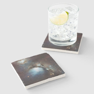Dessous-de-verre En Pierre Nébuleuse Orion Astronomie bleu marron beige ciel 