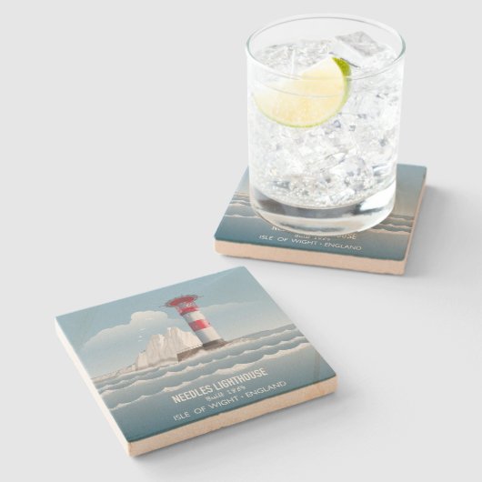 Dessous-de-verre En Pierre Needles Lighthouse (Côté)