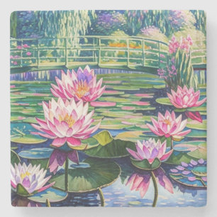 Dessous-de-verre En Pierre Nénuphar Pond