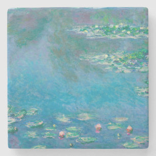 Dessous-de-verre En Pierre Nénuphars de Claude Monet Fine Art Painting