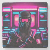 Dessous-de-verre En Pierre néon ninja (Devant)