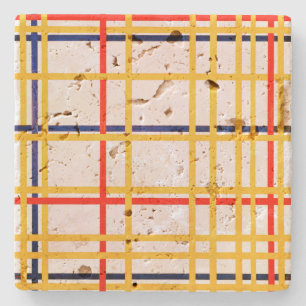 Dessous-de-verre En Pierre New York   Piet Mondrian  