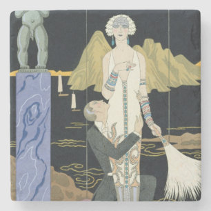 Dessous-de-verre En Pierre Night, 1925 (copie de pochoir)