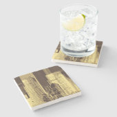 Dessous-de-verre En Pierre Nightline III (Côté)