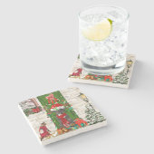 Dessous-de-verre En Pierre Noël du grand chien Danois (Côté)