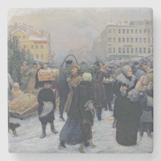Dessous-de-verre En Pierre Noël juste (Devant)