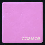 Dessous-de-verre En Pierre Nom de couleur pourpre cosmos<br><div class="desc">Nom de couleur pourpre cosmos</div>